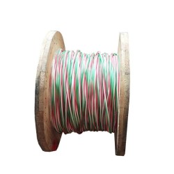 Cable Aislado No 12 AWG Cobre HFFR Libre Halogenos Triplex Color Rojo Verde Blanco Metro HAL