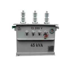 Transformador Trifasico en Aceite de 45 KVA - 13.200 v - 208 - 120 v Plena