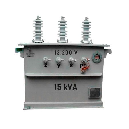 Transformador Trifasico en Aceite de 15 KVA - 13.200 v - 220 - 127 v