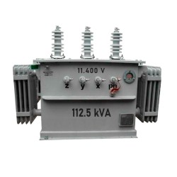 Transformador Trifasico en Aceite de 112.5 KVA - 11.400 v 208-122 v Plena