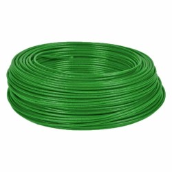 Alambre de Cobre Aislado THHN No 10 Verde Rollo de 100 Metros