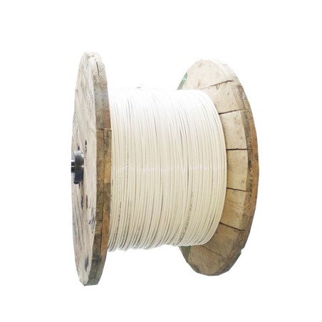 Cable Aislado No 14 AWG Cobre HFFR Libre Halogenos Color blanco Metro