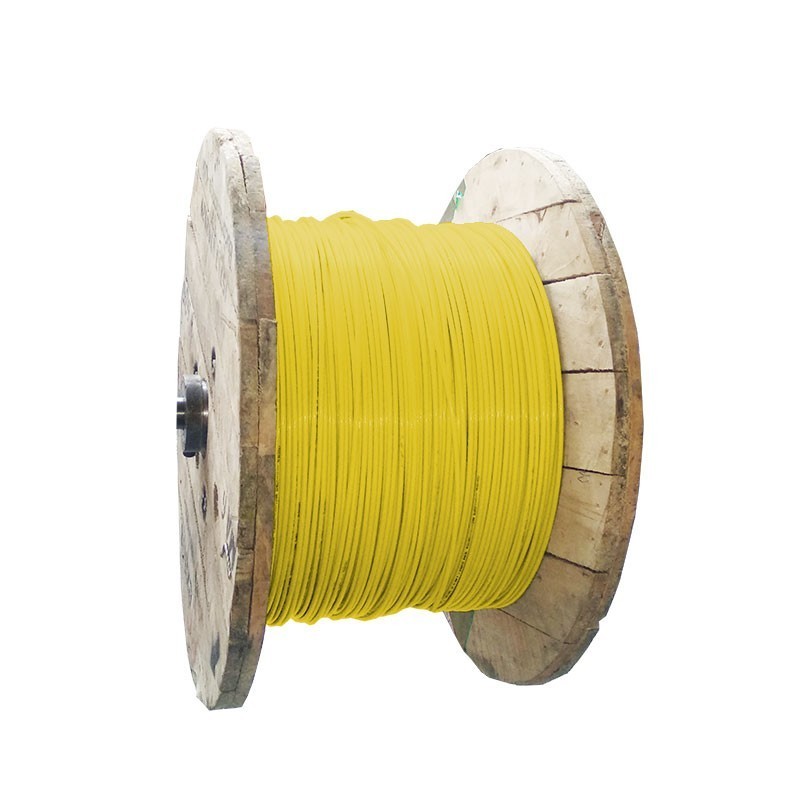 Cable Aislado No 14 AWG Cobre HFFR Libre Halogenos Color Amarillo Metro