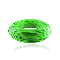 Cable Aislado No 12 AWG Cobre HFFR Libre Halogenos Color Verde Metro