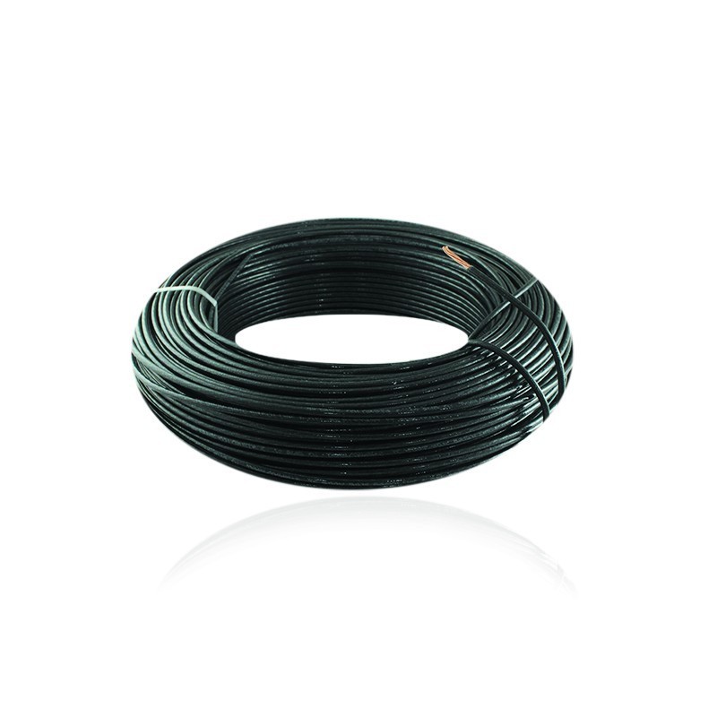 Cable Aislado No 12 AWG Cobre HFFR Libre Halogenos Color Negro Metro