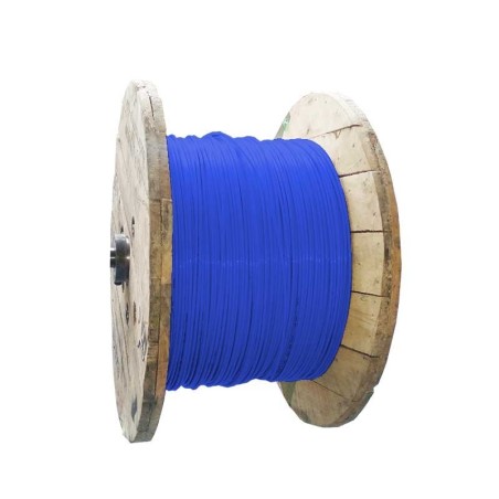 Cable Aislado No 10 AWG Cobre HFFR Libre Halogenos Color Azul Metro