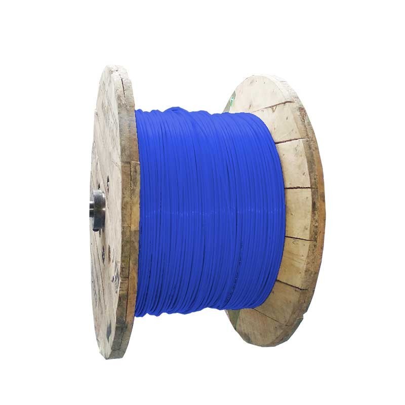 Cable Aislado No 8 AWG Cobre HFFR Libre Halogenos Color Azul Metro