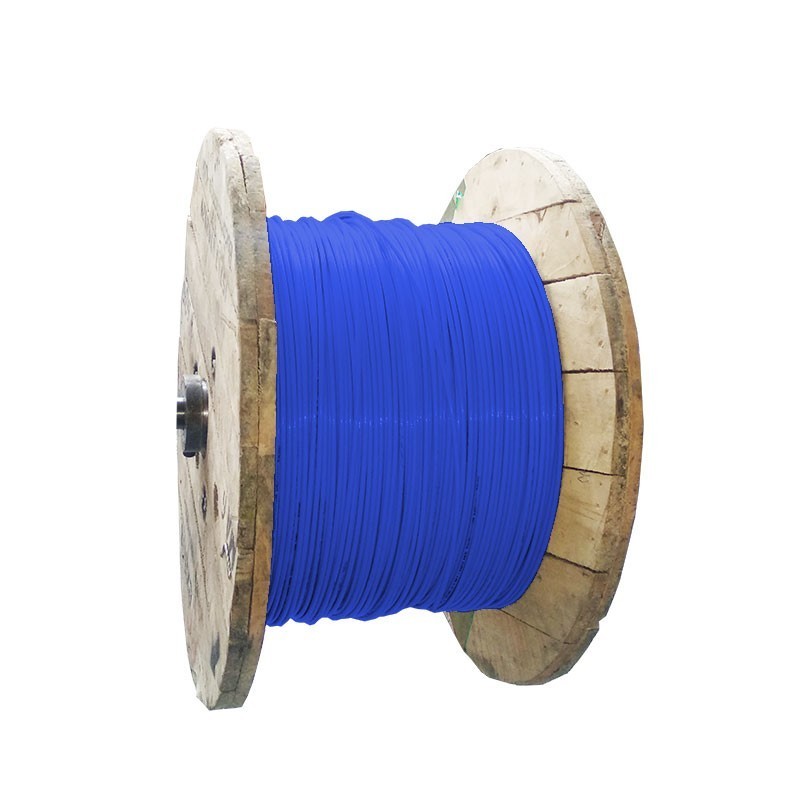 Cable Aislado No 6 AWG Cobre HFFR Libre Halogenos Color Azul Metro