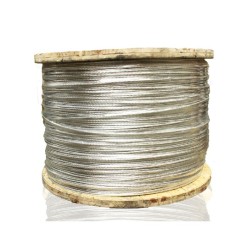 Cable Desnudo No 266,8 kcmil AWG ACSR Aluminio Nucleo Acero Metro