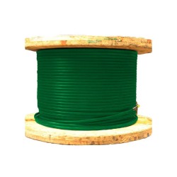 Cable Aislado No 2 AWG Cobre THHN Color Verde Metro