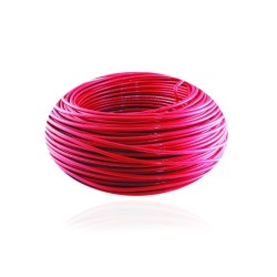 Cable Aislado No 10 AWG Cobre THHN Color Rojo Rollo de 100 Metros