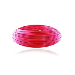 Cable Aislado No 14 AWG Cobre THHN Color Rojo Rollo de 100 Metros