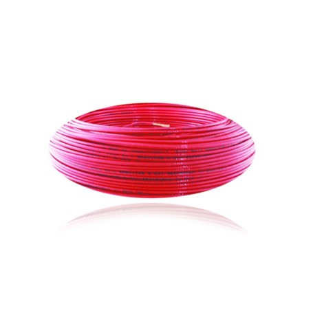 Cable Aislado No 14 AWG Cobre THHN Color Rojo Rollo de 100 Metros