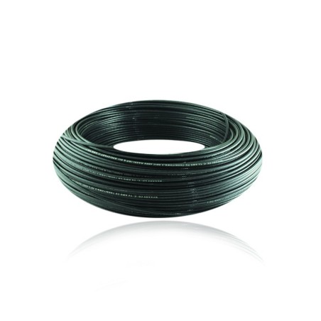 Cable Aislado No 14 AWG Cobre THHN Color Negro Rollo de 100 Metros