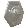 Base Metalica Para Punta Captadora Aluminio Redonda OBO 199-DIN