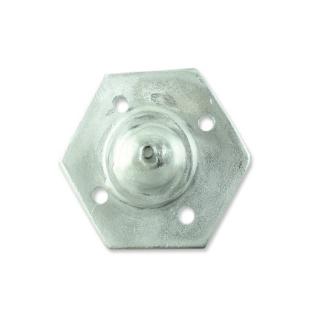 Base Metalica para Punta Captadora Horizontal de D 100 mm M8 HEXAGONAL 297015N