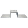 Base Metalica Para Punta Captadora Acero Inoxidable 40 X 186 X 52 101-IGINOX-B-DX