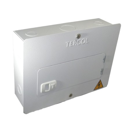 Tablero TERCOL Monofásico Con Puerta 6 Circuitos 75A Blanco